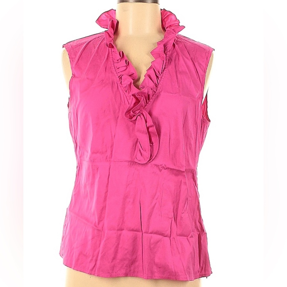 Black Saks Fifth Avenue Size 10 Sleeveless Blouse
